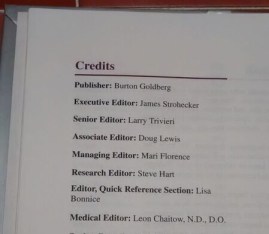 book credits
