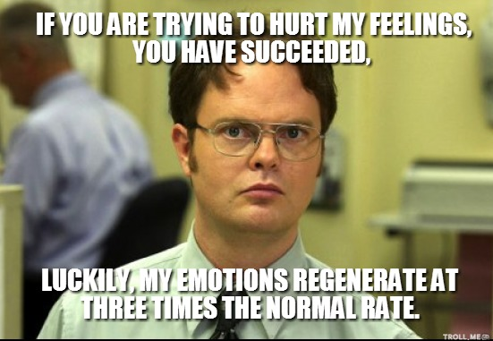 hurt feelings dwight